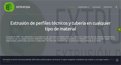 Desktop Screenshot of extrusionperfilesplasticos.com